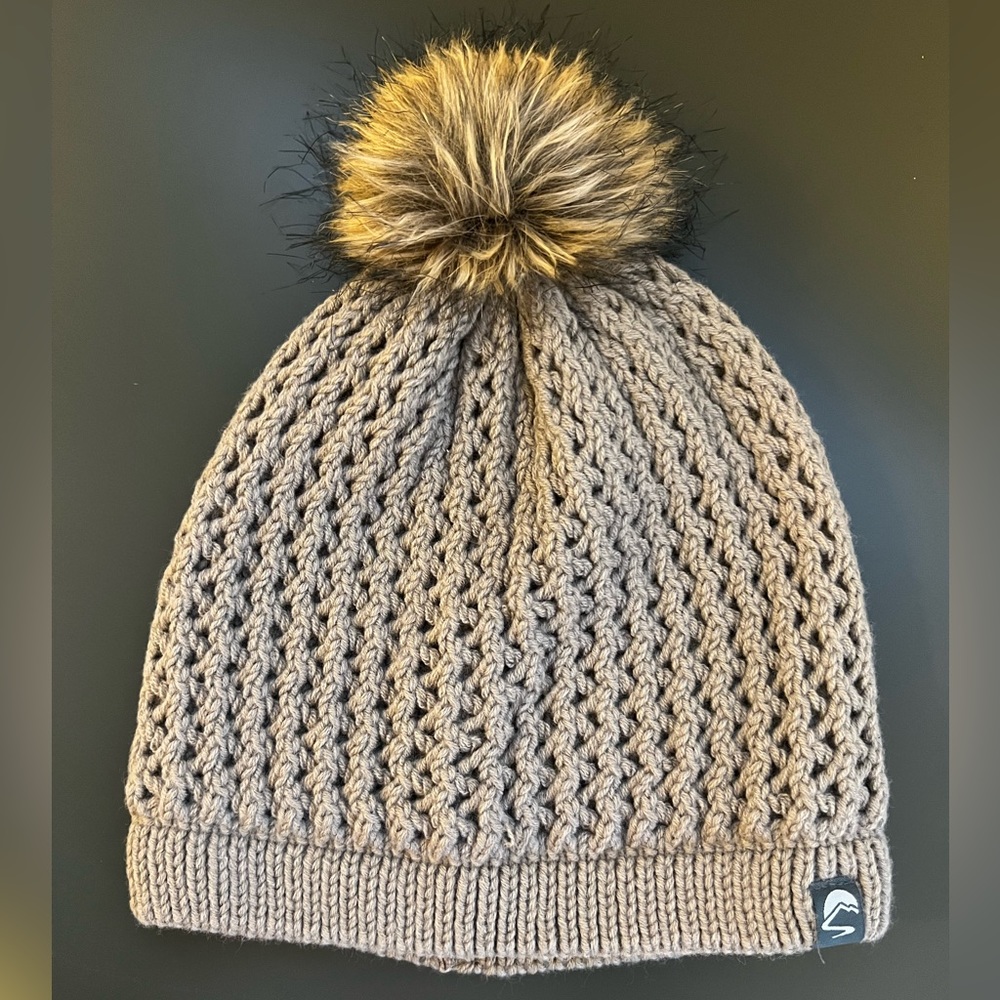 Tan Knit Sunday Afternoons Beanie